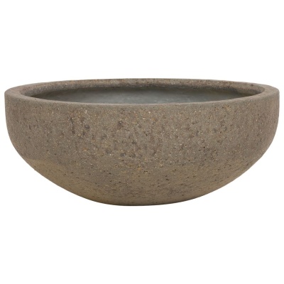 Большой цветочный горшок Plain stone Round