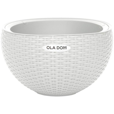 Кашпо круглое OLA DOM RATTAN 5 литров