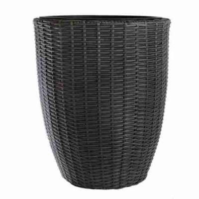 Горшок для цветов GREY RND Complete