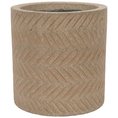 Большой горшок Fishbone Fossil-wood Cylinder