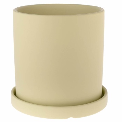 Керамический горшок с поддоном