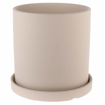 Керамический горшок с поддоном