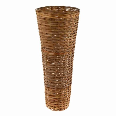 Плетеный вазон для цветов