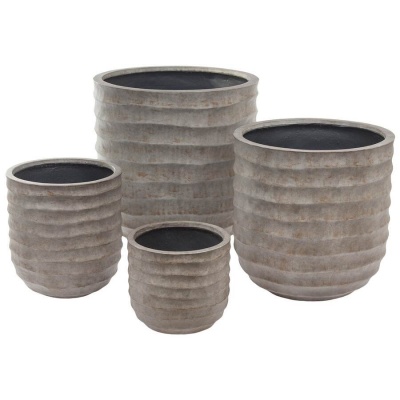 Большой уличный горшок Palm Round