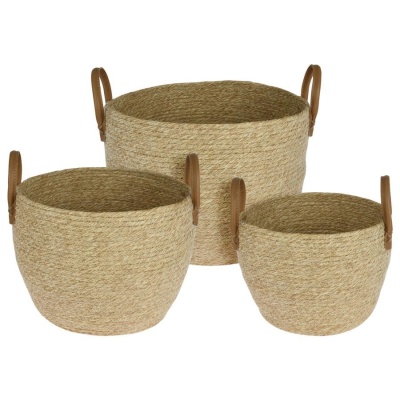 Набор плетеных кашпо Basket