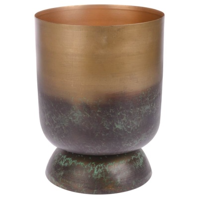 Кашпо металлическое Дельта