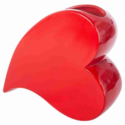Керамическая ваза Red Heart
