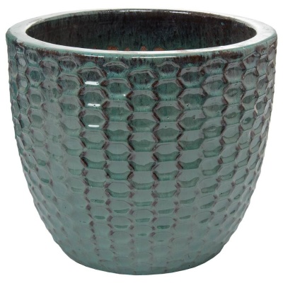 Большой керамический горшок Duo Round