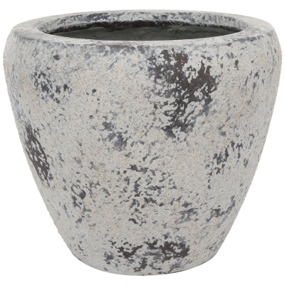 Большой цветочный горшок Plain Round Patina