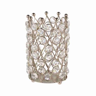 Подсвечник декоративный Корона с кристаллами