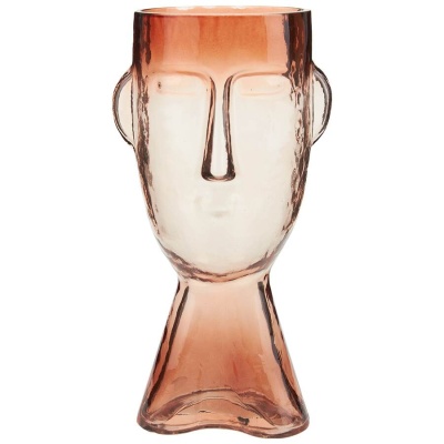 Стеклянная ваза Голова