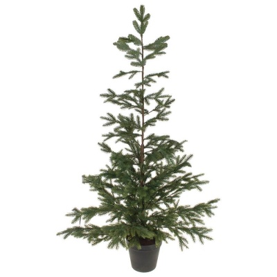 Ель искусственная в кашпо
