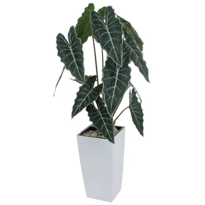 Искусственное растение Алоказия в горшке Conic Silk