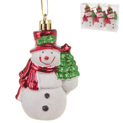 Набор елочных игрушек Снеговик