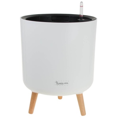 Пластиковое кашпо с автополивом Cylinder Matt WL