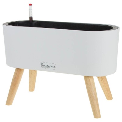 Пластиковое кашпо с автополивом Oval Matt WL