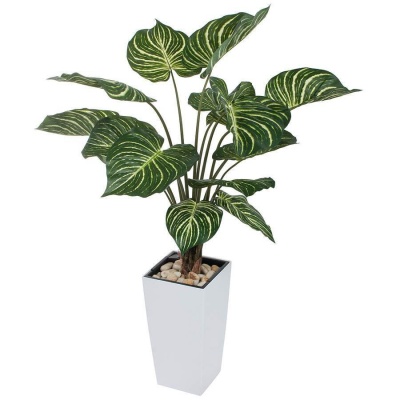 Растение искусственное Калатея в горшке Conic Silk