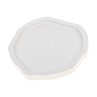 Поддон под белый цветочный горшок