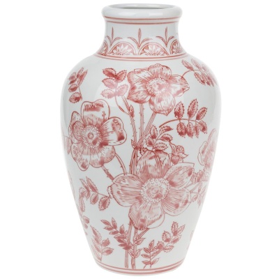 Керамическая ваза Шинуазри Red