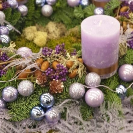 Свеча парафиновая вересковая