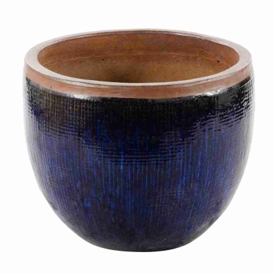 Горшок для цветов Bergen low blue