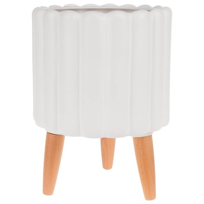 Кашпо керамическое на ножках Луи