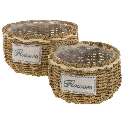 Кашпо плетеное Изабель