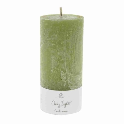 Свеча парафиновая зеленая