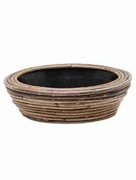 Кашпо плетеное Drypot Rattan Stripe  