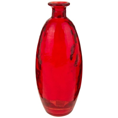 Стеклянная ваза бутылочная Грауле