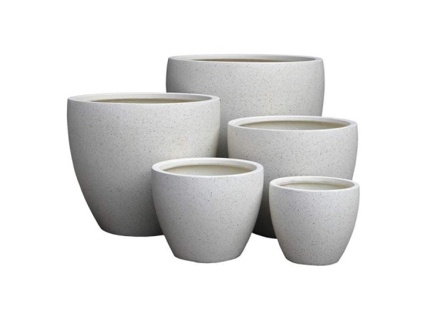 Горшок для цветов Pote-white Round