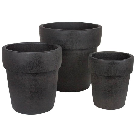 Большой горшок из глины Mterra Cone