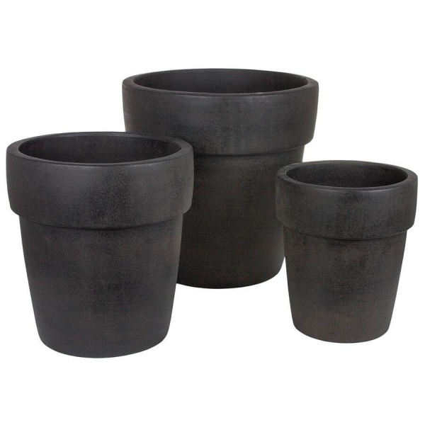 Большой горшок из глины Mterra Cone