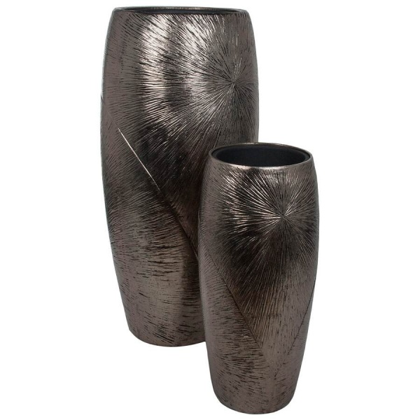 Цветочный горшок Pa-silverbrown Sunrays Vase