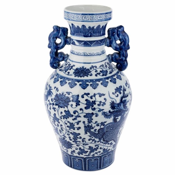 Ваза из керамики Китайский дракон