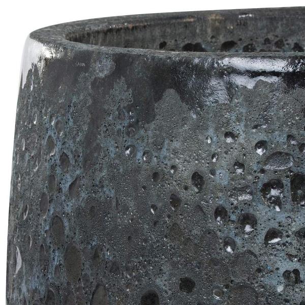 Высокий горшок для цветов S-black 