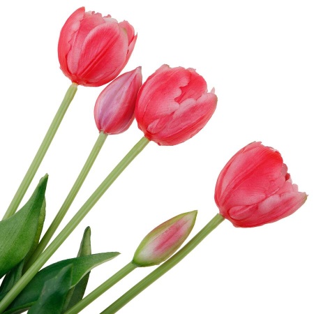 Букет искусственных тюльпанов