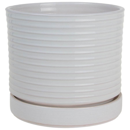 Горшок из керамики Волна