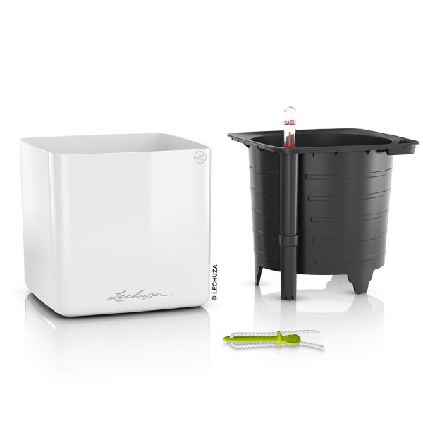Кашпо Lechuza Cube Glossy