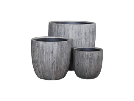 Горшок для цветов Pw-woodgrey Jar