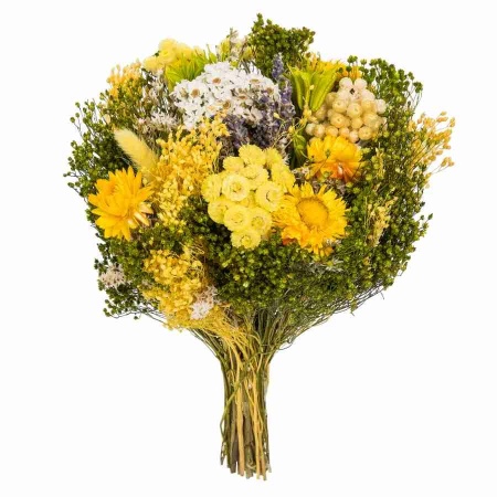 Стабилизированный букет Фантазия желтый
