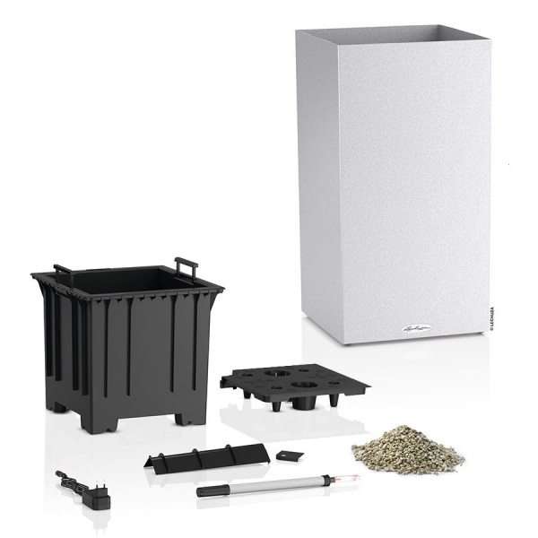 Кашпо Lechuza Canto Stone LED high