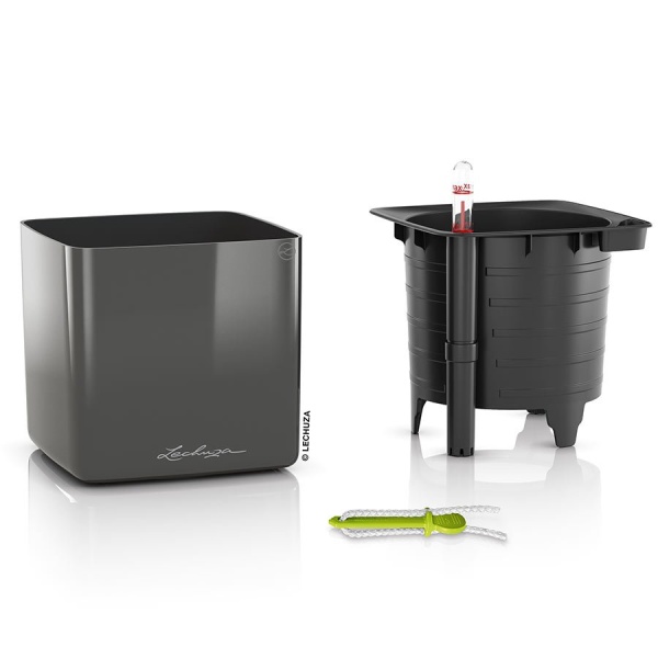 Кашпо Lechuza Cube Glossy