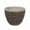 Высокий вазон Vase pierre 