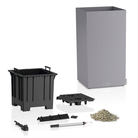 Кашпо Lechuza Canto Stone LED high