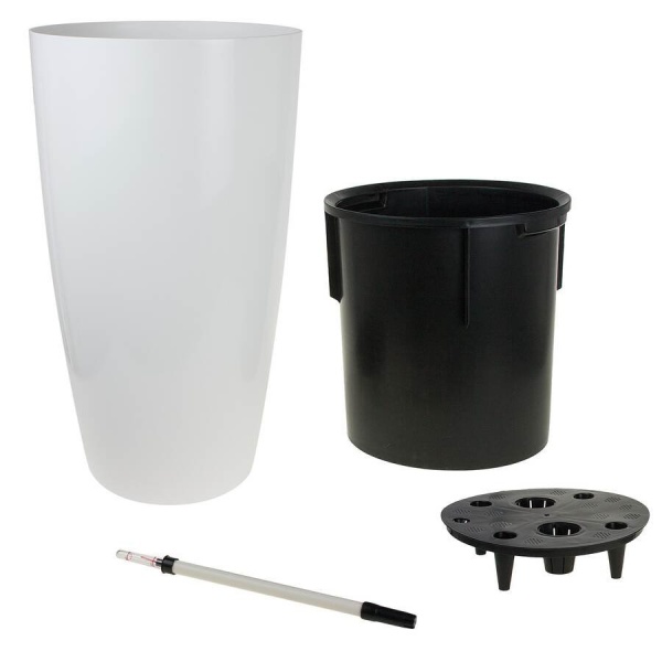 Пластиковое кашпо с автополивом Vase Silk