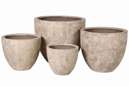 Цветочный горшок Round Terra Washed bowl