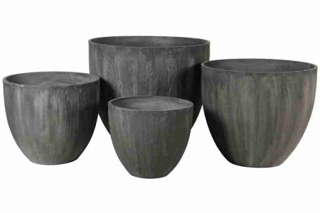 Цветочный горшок Round Charcoal bowl