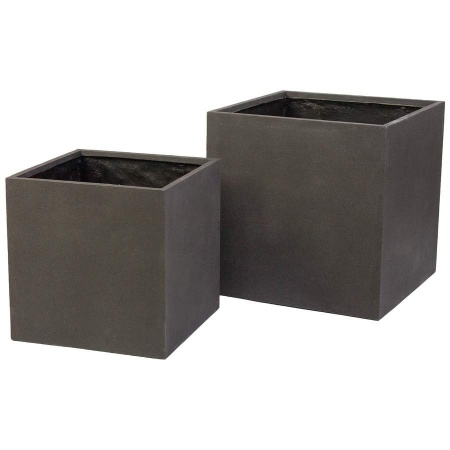 Большой прямоугольный горшок Square Rock