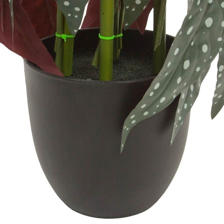 Бегония искусственная в кашпо